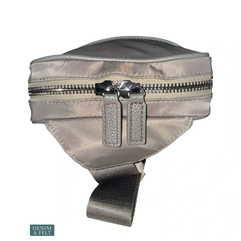 NEW Ted Baker Wickham Sling Bag Charcoal Gray Crossbody Travel Utility Modern